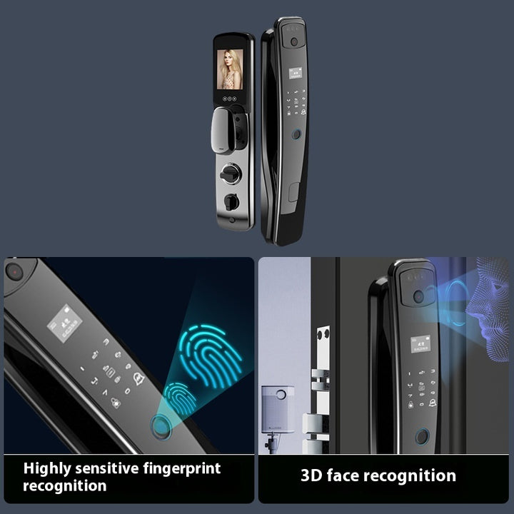 Fully Automatic Smart Door Lock with Fingerprint & 3D Face ID