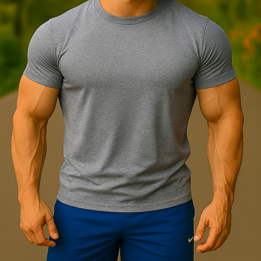 5 Pieces Men's Premium Quality Cotton Short Sleeve T-Shirts. Free Shipping in 2-3 Days.