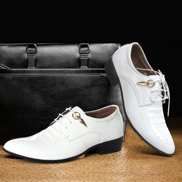Men's Formal Leather Oxford Dress Shoes for Office & Weddings