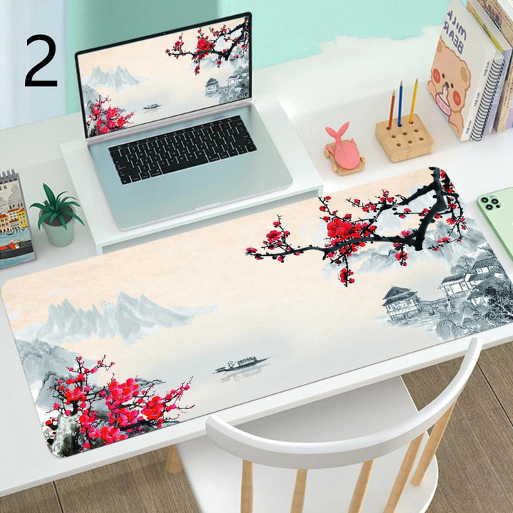 Non-Slip Rubber Mouse Pad with Stylish Printed Design