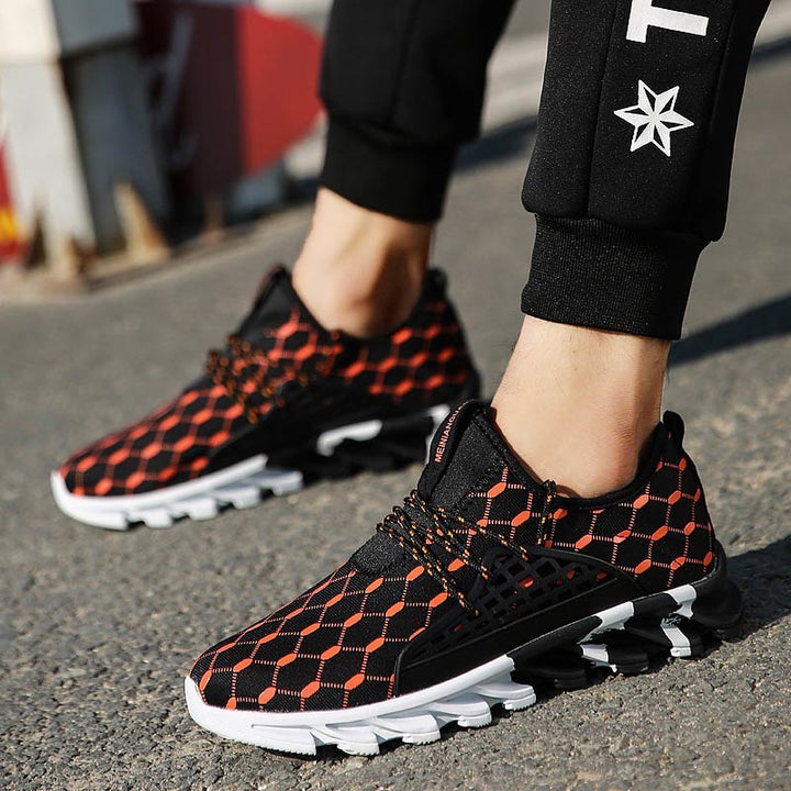 Men's Breathable Running Shoes Lightweight Waterproof Trainers