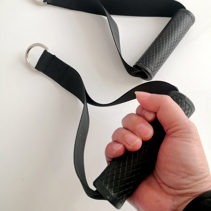 Non-Slip Diamond Grip Fitness Puller Handle for Strength Training