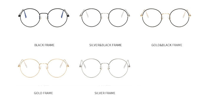 Round Anti-Blue Light Glasses – Stylish Eye Protection