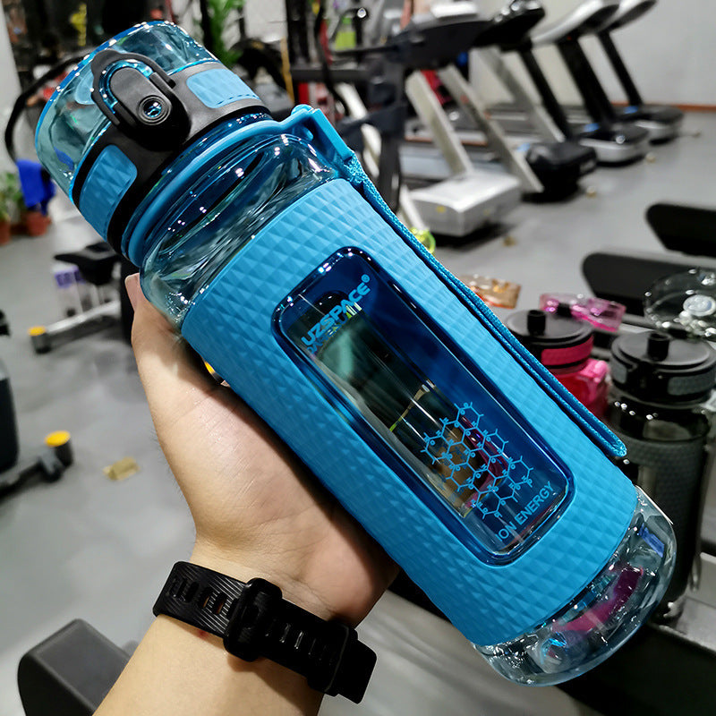 Sports Water Bottles Gym Leak-proof Drop-proof Portable Shaker