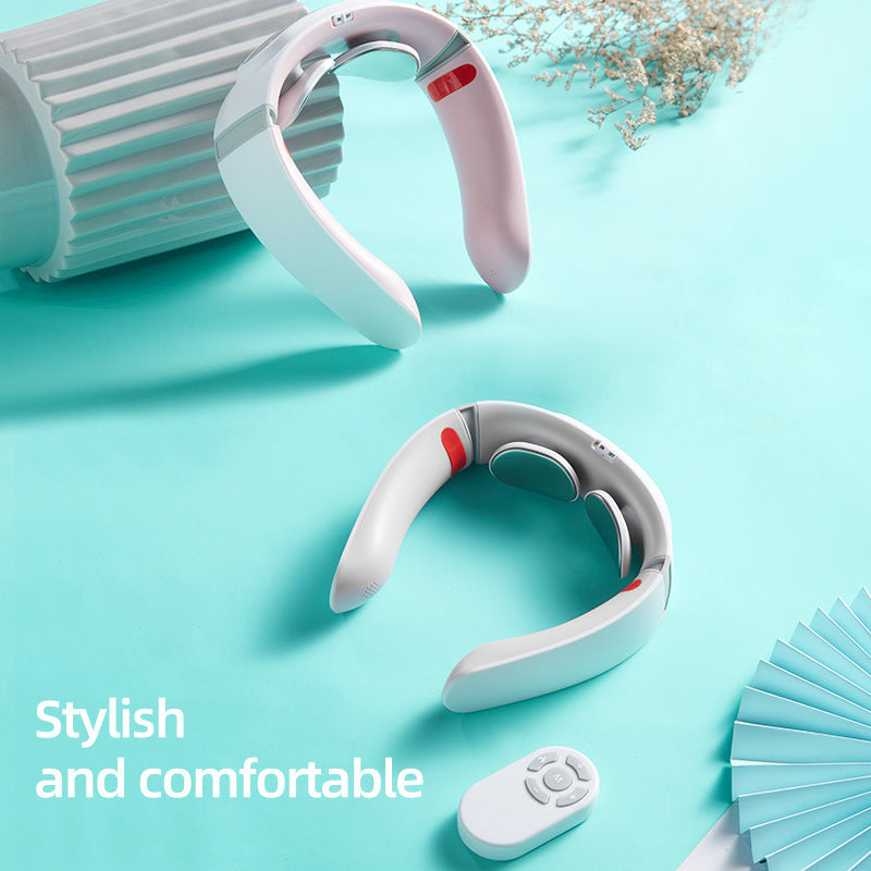 Smart Neck Massager with Heat, Bluetooth, Infrared Therapy