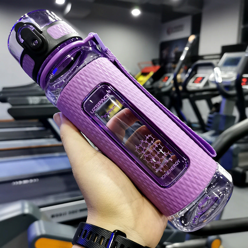 Sports Water Bottles Gym Leak-proof Drop-proof Portable Shaker