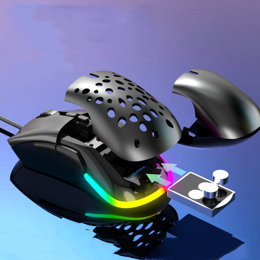 M88 Hollow Gaming Mouse – Wired & Wireless Options