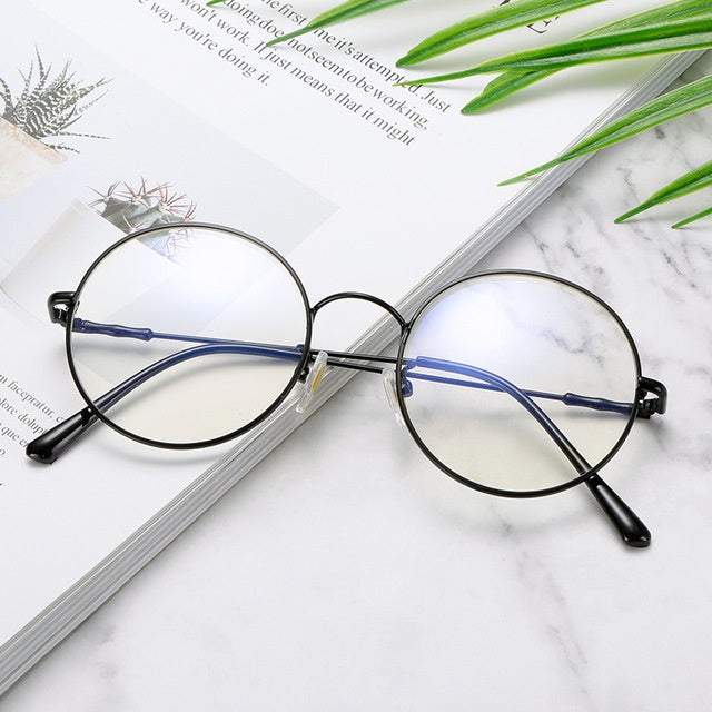 Round Anti-Blue Light Glasses – Stylish Eye Protection