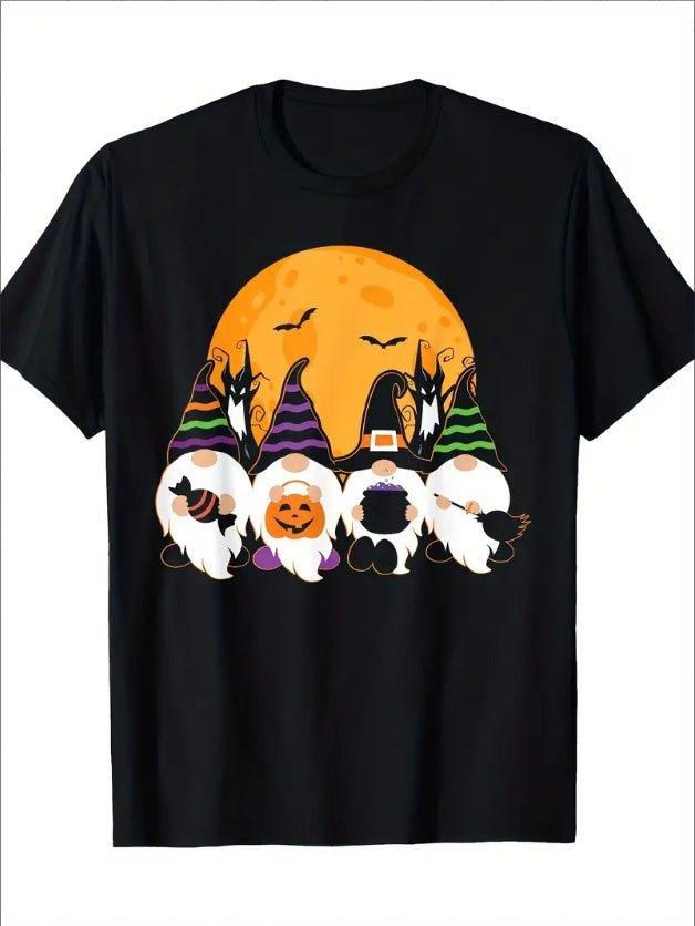 Cute Halloween Dwarf T-Shirt – Fun Ghost & Trick-or-Treat Tee
