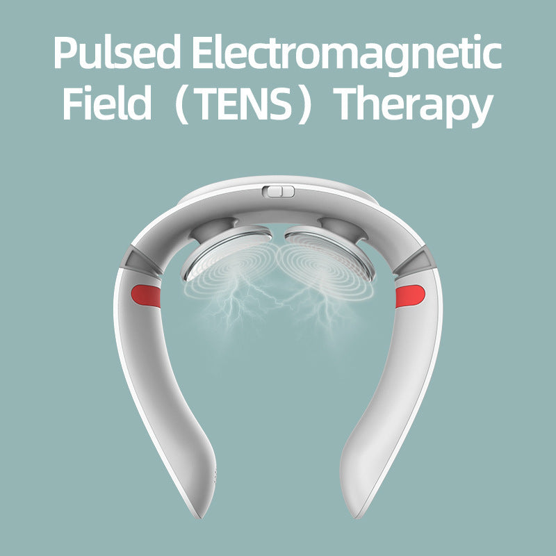 Smart Neck Massager with Heat, Bluetooth, Infrared Therapy