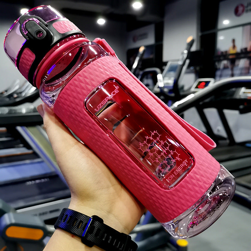 Sports Water Bottles Gym Leak-proof Drop-proof Portable Shaker