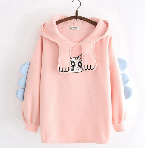 Merry Pretty Women's Oversized Cotton Hoodie Sweatshirt
