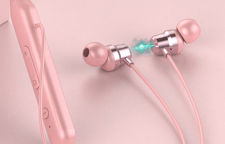 Wireless Neckband Bluetooth Earphones with Stereo Sound