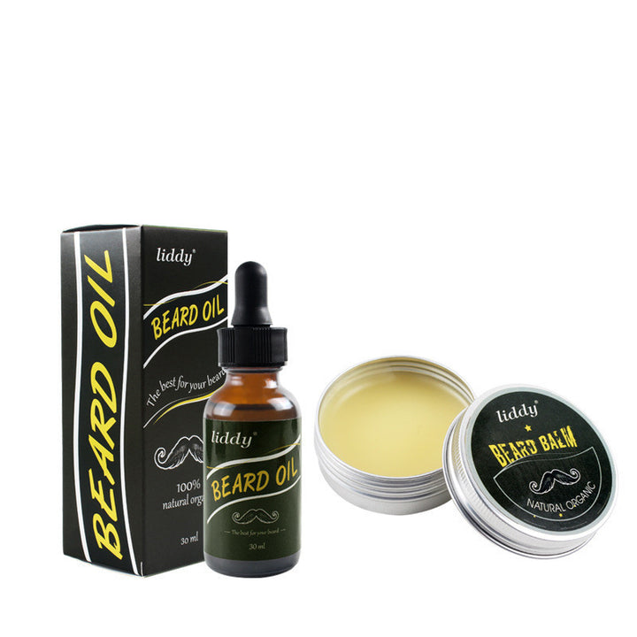 Complete Beard Grooming Kit for Men with Brush, Oil & Comb