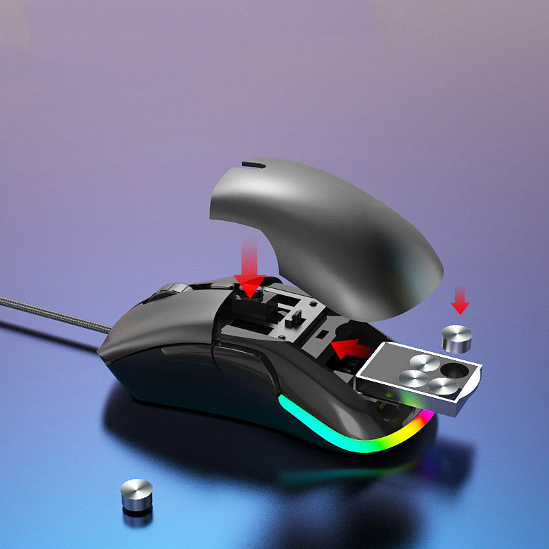 M88 Hollow Gaming Mouse – Wired & Wireless Options