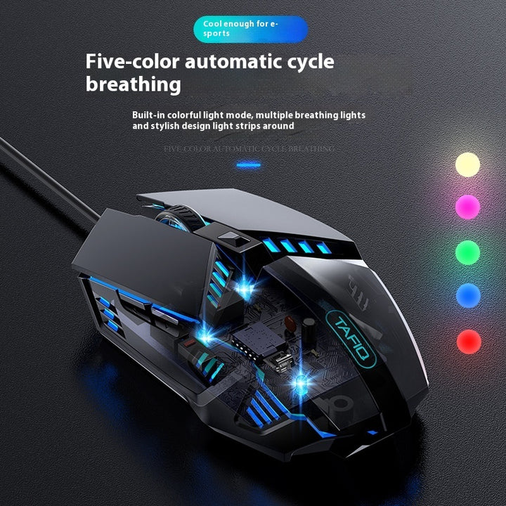 Luminous Wired Gaming Mouse – Photoelectric USB E-Sports Mouse