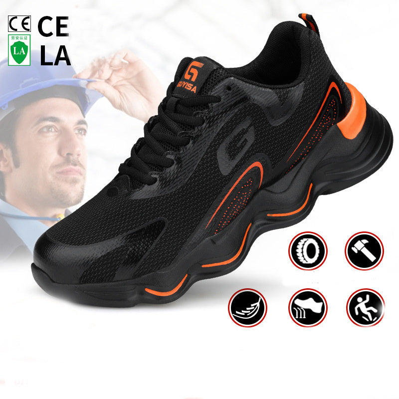 Men’s Steel Toe Safety Work Shoes Anti-Puncture Lightweight