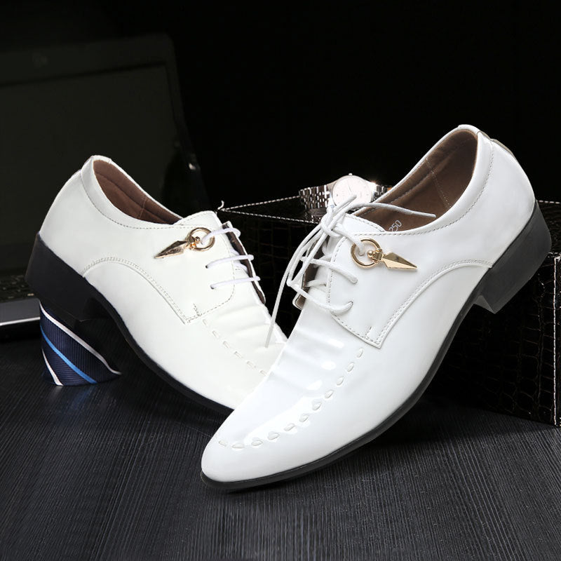 Men's Formal Leather Oxford Dress Shoes for Office & Weddings