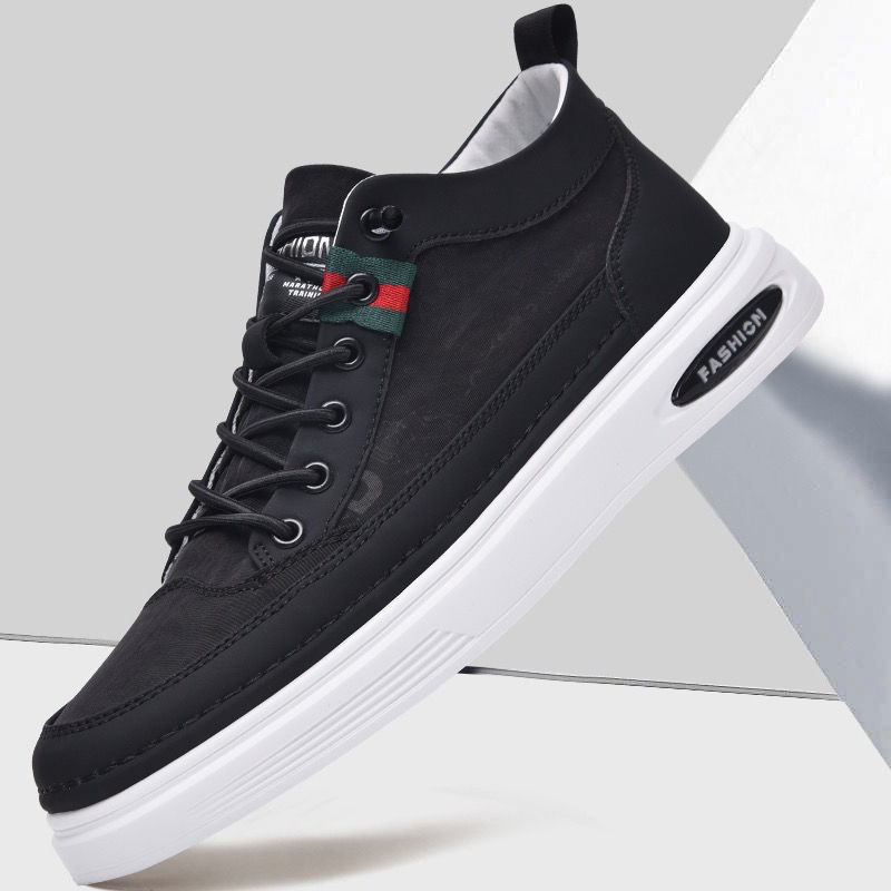 Men's Canvas Casual Shoes Lightweight Flat Heel Breathable