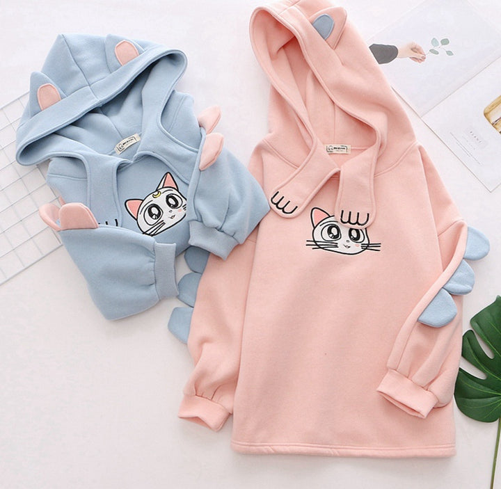 Merry Pretty Women's Oversized Cotton Hoodie Sweatshirt