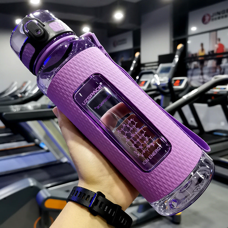Sports Water Bottles Gym Leak-proof Drop-proof Portable Shaker