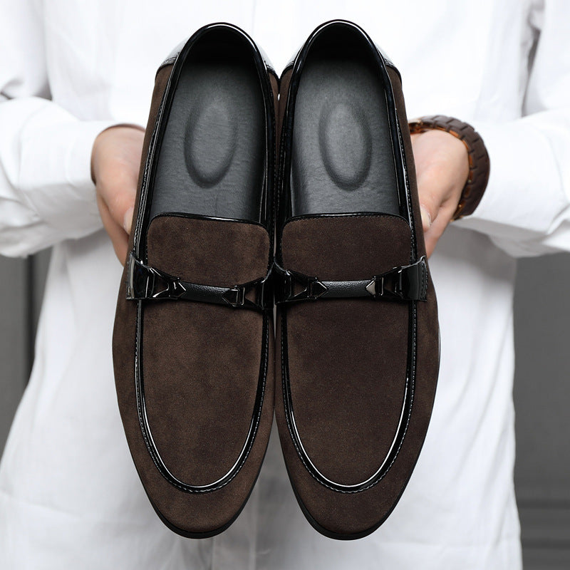 Men's Formal Slip-On Leather Shoes – Classic Business & Wedding