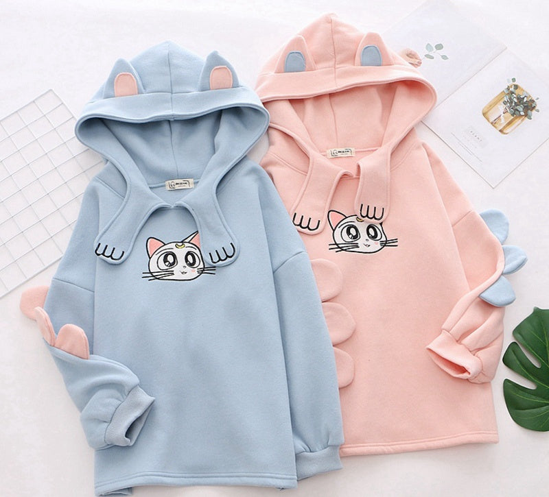 Merry Pretty Women's Oversized Cotton Hoodie Sweatshirt