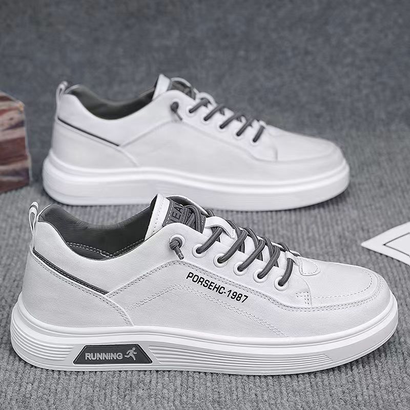 Men's Canvas Lace-Up Casual Shoes Lightweight Breathable Flats