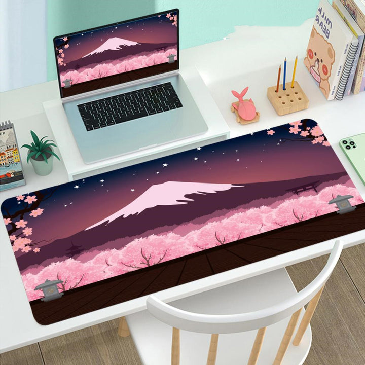 Non-Slip Rubber Mouse Pad with Stylish Printed Design