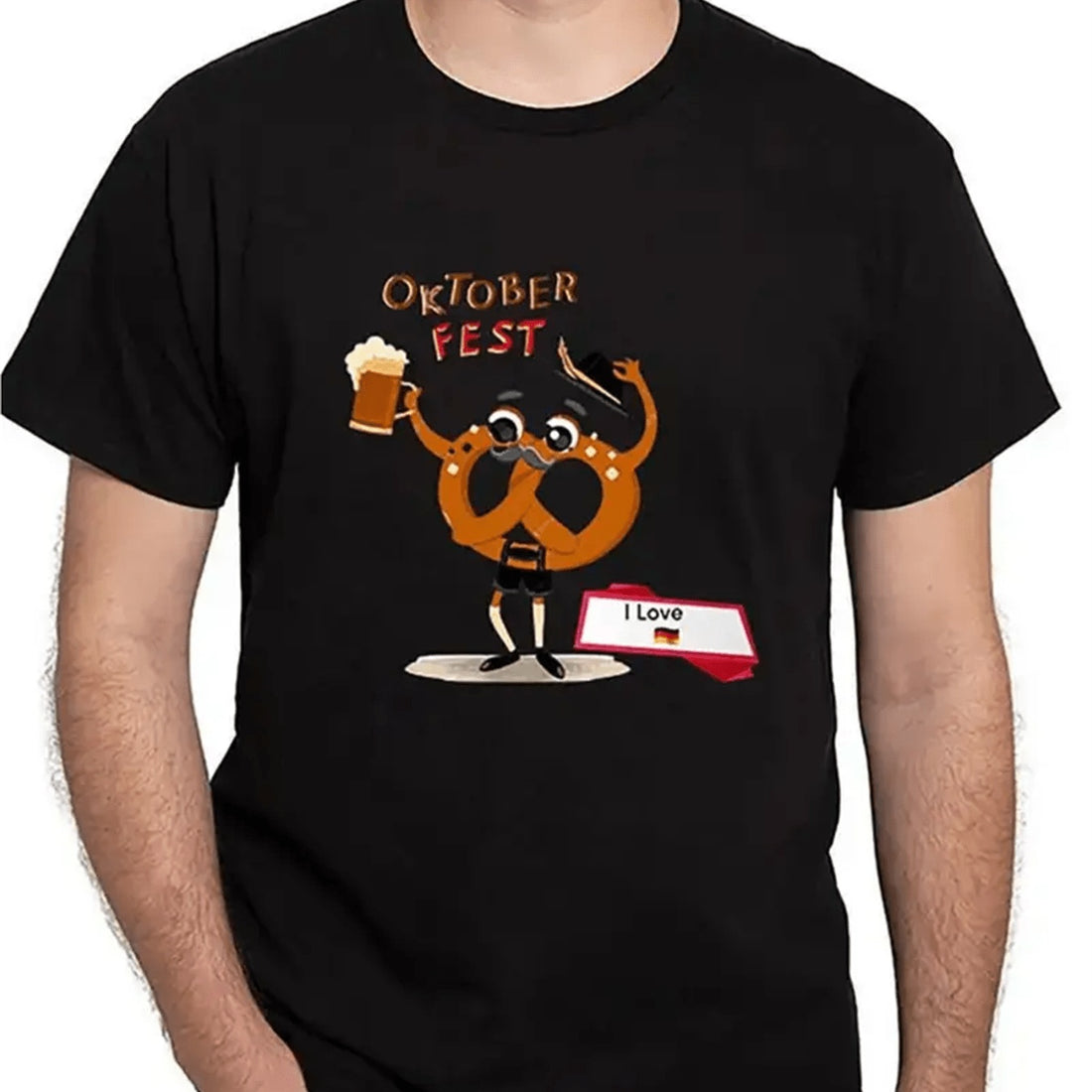 Men’s Retro Short Sleeve T-Shirt – Casual Printed Summer Top
