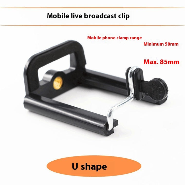 Universal U-Shaped Mobile Phone Clip Holder – Flexible Mount
